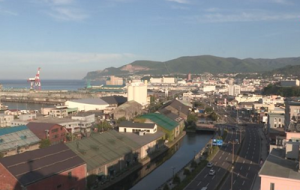 Веб камера Японии, Отару, панорама