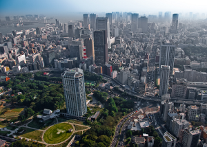 Веб камера Японии, Токио, вид с телевизионной башни