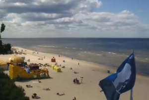 Веб камера Латвия, Юрмала, пляж в Майори
