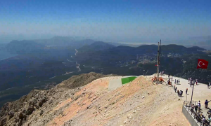 Веб камера Турции, Кемер, вершина горы Тахталы
