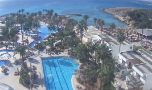 Веб камера Кипр, Айя-Напа, отель Adams Beach 5*, бассейн