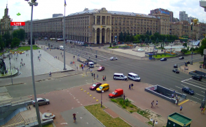 Веб камера Украины, Киев, Майдан Незалежности