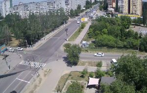 Веб камера Волгограда, Перекресток улиц Симонова и 8-й Воздушной Армии