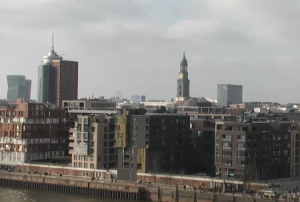 Гамбург со здания штаб-квартиры компании Юнилевер