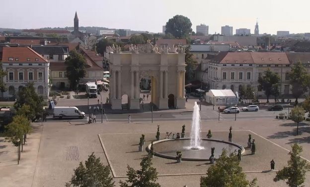 Площадь Луизенплац в Потсдаме в Германии