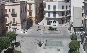 Площадь Маттеотти в городе Марсала на Сицилии