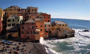 Веб камера Италия, Генуя, Боккадассе, пляж