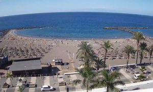 Веб камера Испании, Канарские острова, остров Тенерифе, Лас Америкас, пляж Троя (Playa de Troya)