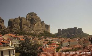 Веб камера Греция, Каламбака, панорама