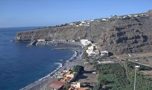 Веб камера Испания, Канарские острова, остров Гомера, пляж Сантьяго (Playa de Santiago)