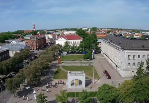 Веб камера Эстония, Пярну, Рыцарская площадь