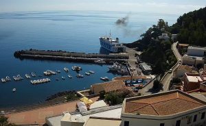 Веб камера Италия, Сицилия, Устика, Морской порт