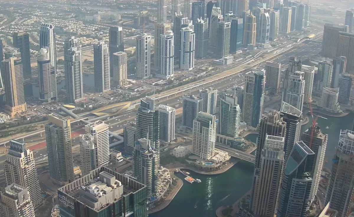 Район Дубай Марина в Дубае в ОАЭ
