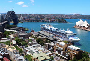 Веб камера Австралии, Сидней, Исторический район Рокс из отеля The Sebel Quay West Suites Sydney 5*