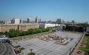 Веб-камера Хабаровска, Площадь Ленина