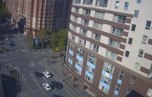 Веб камера Мытищи, улица Семашко, пересечение с улицей Веры Волошиной