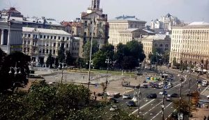 Веб камера Украины, Киев, Европейская площадь