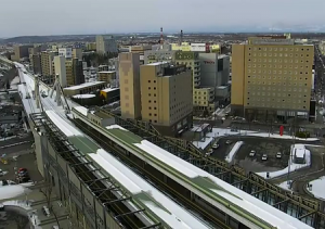 Веб камера Японии, Обихиро, железнодорожная станция