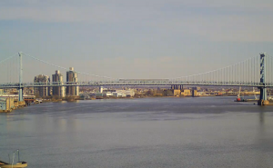 Веб камера Пенсильвания, Филадельфия, Мост Уолт Уитман (Walt Whitman Bridge)