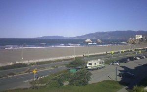 Веб камера Калифорнии, Сан-Франциско, Океанский пляж