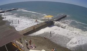 Веб-камера Адлера, Пляж «Южный-2»