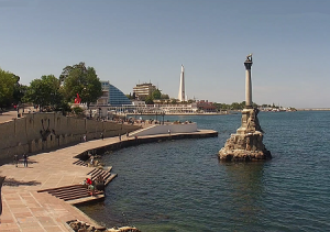 Веб камера Крыма, Севастополь, Памятник затопленным кораблям
