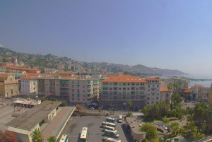Веб камера Италия, Сан-Ремо, панорама с театра Аристон