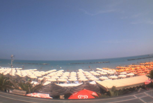 Веб камера Италия, Пезаро, пляж Bagni La Palma