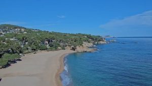 Веб камера Испания, Каталония, Плая-де-Аро, пляж Кала Ровира
