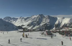 Веб-камера Австрии, горнолыжный курорт Ишгль, ресторан Idalp — Panorama