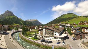 Веб камера Австрия, горнолыжный курорт Лех, панорама