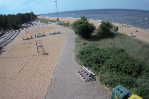 Веб камера Латвия, Саулкрасты, пляж