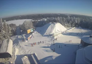 Веб-камера горнолыжный курорт «Красное озеро», Панорама