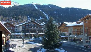 Центр горнолыжного курорта Вербье в Швейцарии