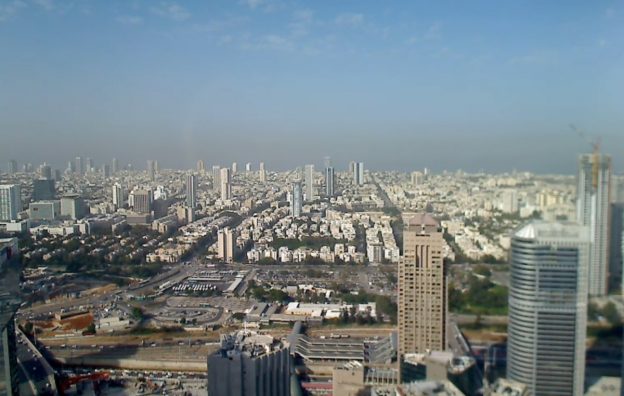 Панорама Тель-Авива в Израиля