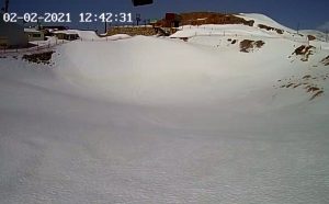 Веб камера Израиля, горнолыжный курорт Хермон, склон