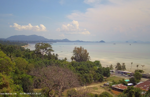 Веб камера Таиланда, остров Самуи, пляж Банг Макхэм