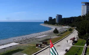 Веб камера Абхазия, Пицунда, обзор с Концертного зала