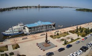 Веб камера Астрахани, Памятник пограничникам