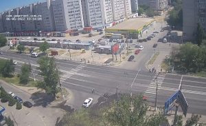 Веб камера Волгограда, Перекресток улиц Мясникова и Николая Отрады