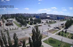 Веб камера Волжский, перекресток улицы Мира и улицы Александрова