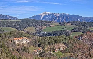 Веб-камера Австрии, Земмеринг, обзор из отеля Panoramahotel Wagner