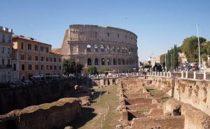 Веб камера Италия, Рим, руины Большой Школы Гладиаторов