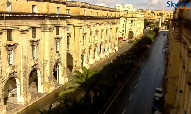 Улица Святой Анны в городе Флориана на Мальте