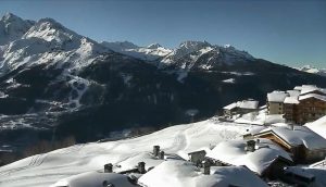 Веб камера Франция, горнолыжный курорт Ла-Розьер, панорама