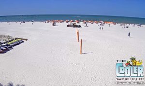Веб камера Флорида, Клируотер Бич, пляж с ресторана Frenchy’s Rockaway Grill