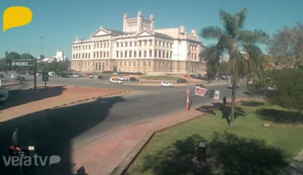 Законодательный дворец в Монтевидео в Уругвае