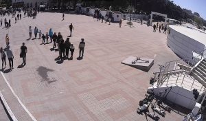 Веб камера Геленджика, Главная площадь на набережной
