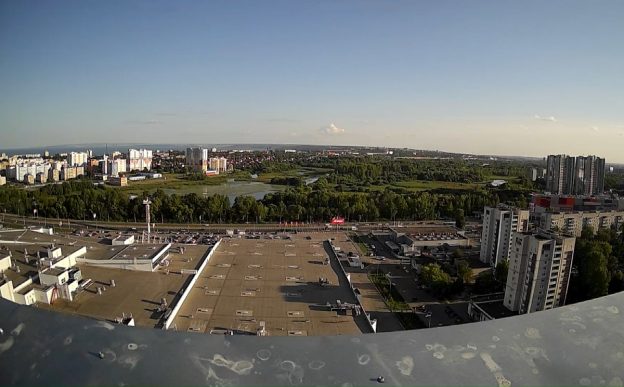 Панорама Железнодорожного района Ульяновска