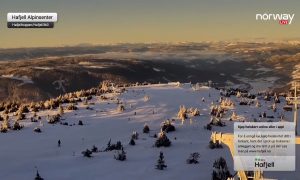 Веб камера Норвегия, горнолыжный курорт Хафьель